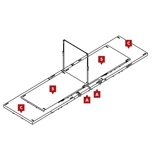 FIG Balance Beam Mat Configuration