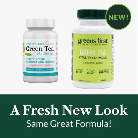 Greens First PRO Green Tea Vitality Formula Enhanced with Moringa
