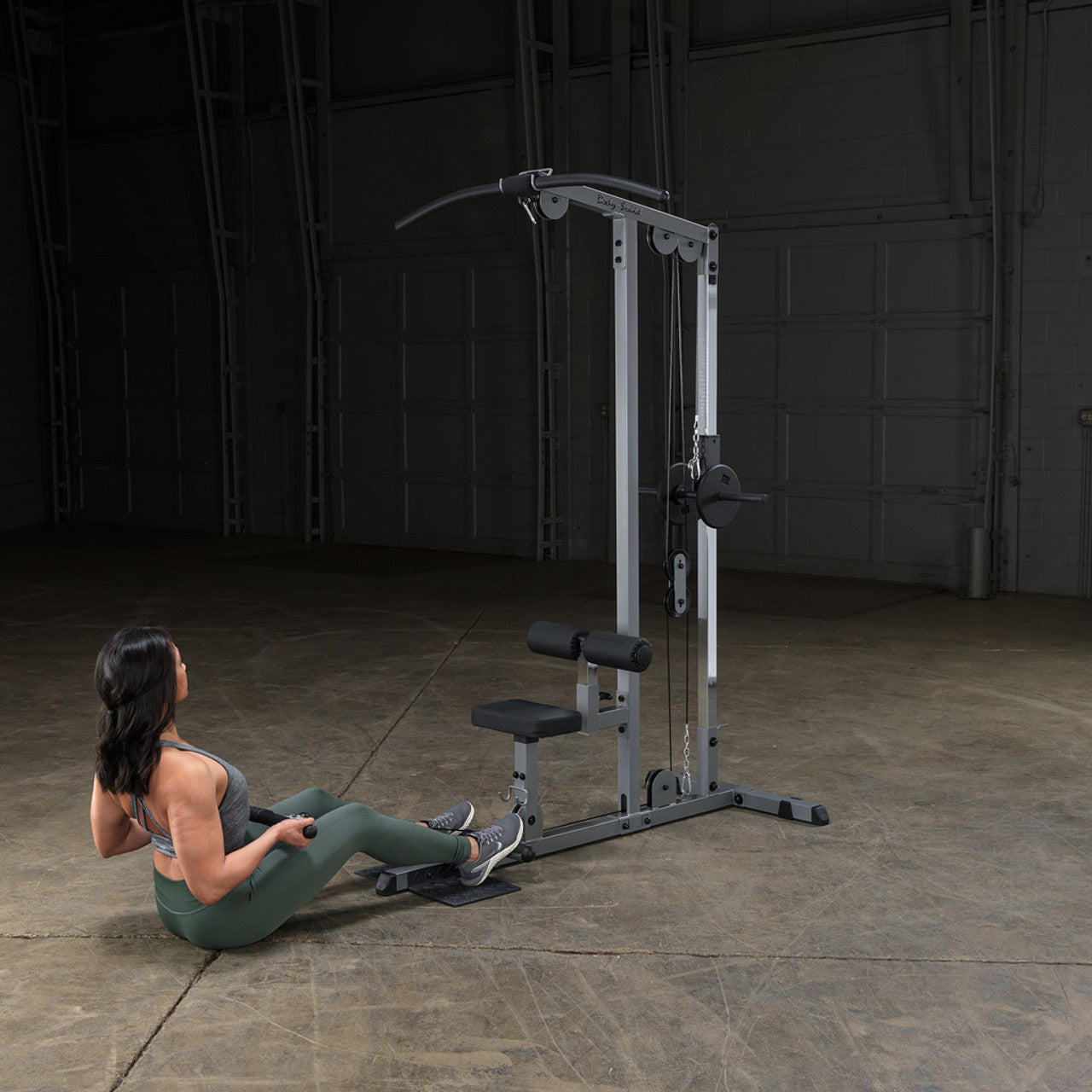 BodySolid Lat Machine - Low Row, Plate Loaded