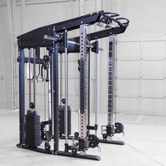 Body-Solid All-in-One Smith Machine, Functional Trainer, Rack