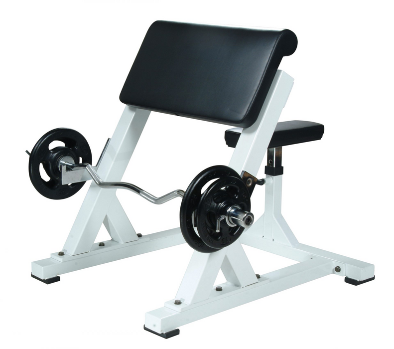 Yock Machine YORK Preacher Curl Machine, Silver — FROGSHOP