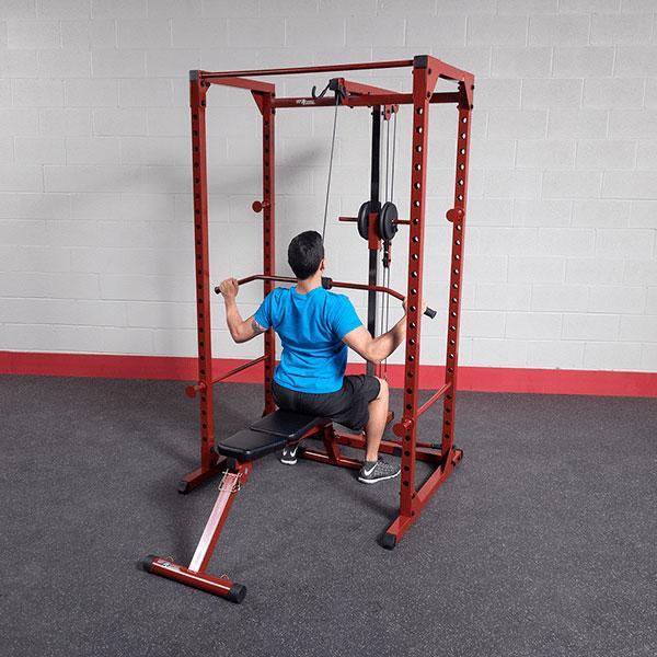 Best Fitness Power Rack Lat Attachment