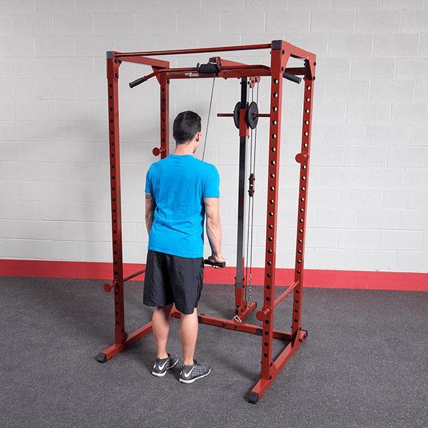 Best Fitness Power Rack Lat Attachment