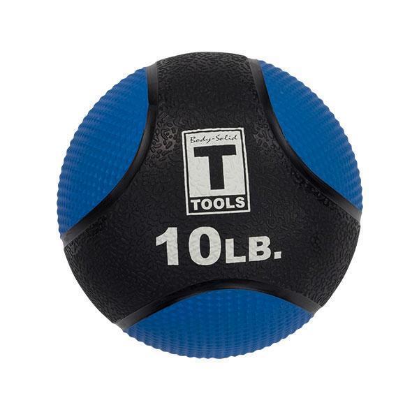 Body-Solid Medicine Ball Package with 6 Balls, Rack