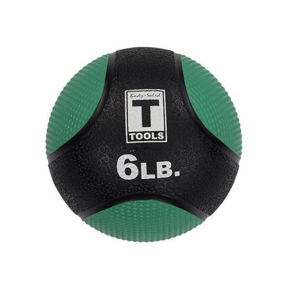 Body-Solid Medicine Ball Package with 6 Balls, Rack