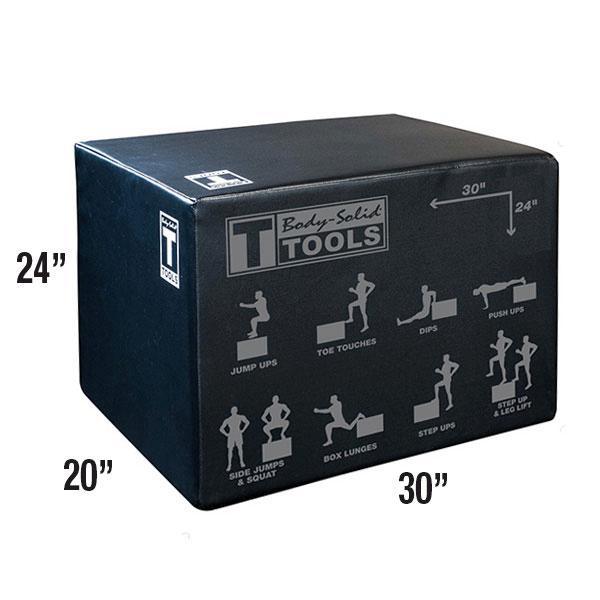 Body-Solid Tools 3-Way Soft Plyo Box