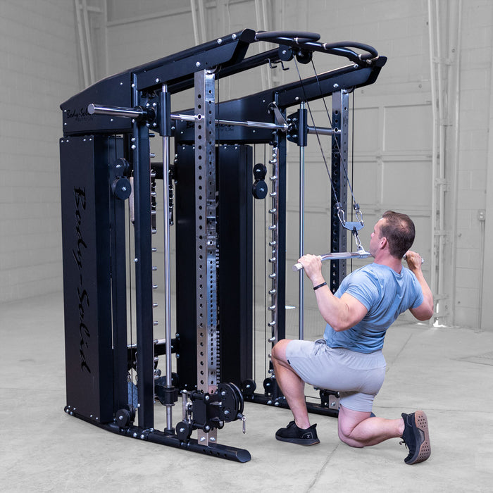 Body-Solid All-in-One Smith Machine, Functional Trainer, Rack