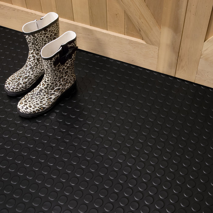 Large Coin 75 MIL Garage Floor Covering