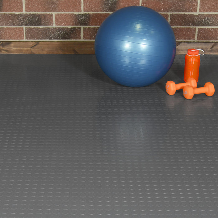 Large Coin 75 MIL Garage Floor Covering