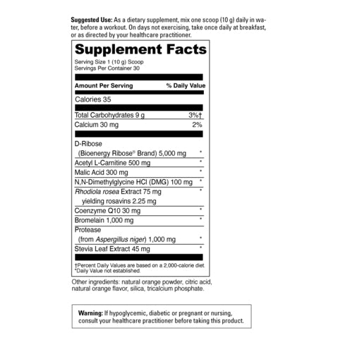 Mito-Fuel with D-Ribose