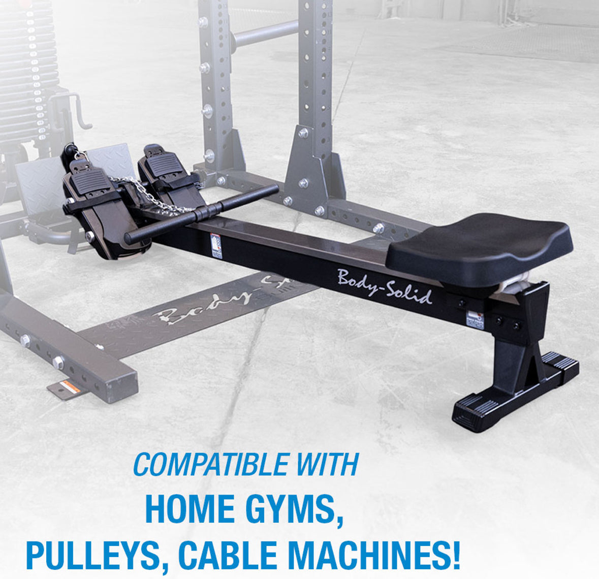 Body-Solid Rower Attachment for Home Gyms, Pulleys, Cable Machines