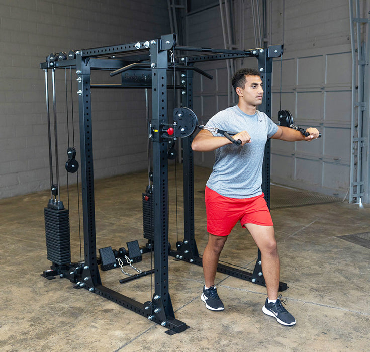 Body-Solid Functional Trainer Attachment with Weight Stacks