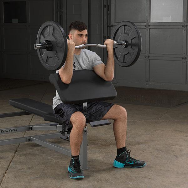 Body-Solid Preacher Curl Attachment