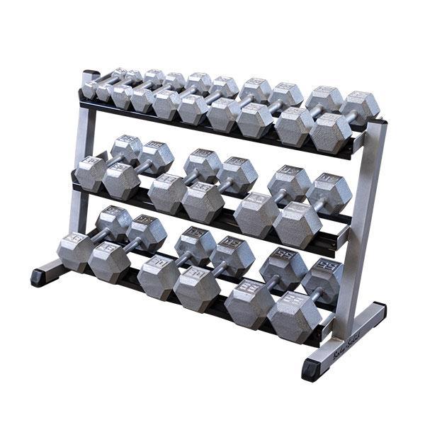 Body-Solid 48inch 3-Tier Dumbbell Rack