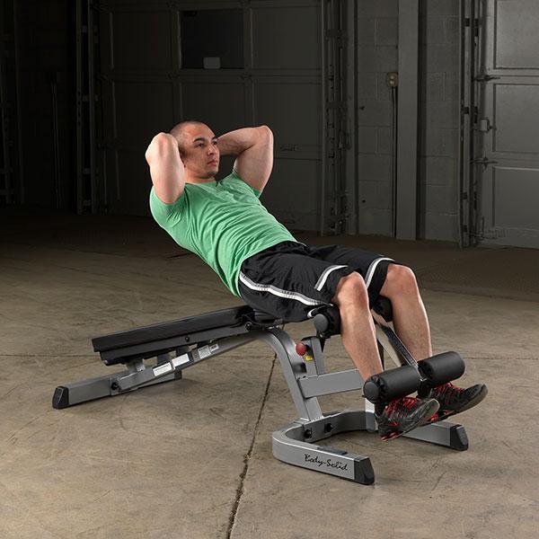 Body-Solid GFID71 Heavy Duty Flat-Incline-Decline Bench