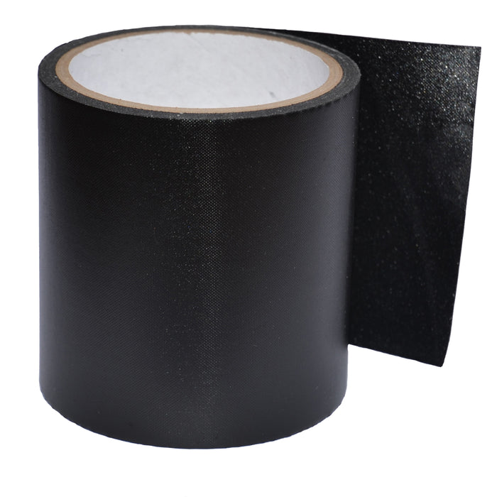 G-Floor Seaming Tape 4" Wide - 10 YD / 30 YD Length Acrylic Adhesive Glass Cloth Tape - Black