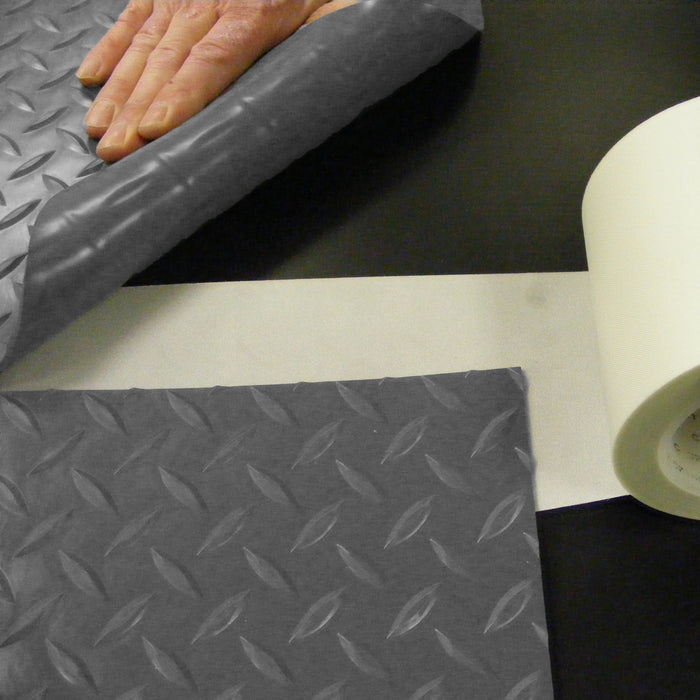 G-Floor Seaming Tape 4" Wide - 10 YD / 30 YD Length Acrylic Adhesive Glass Cloth Tape - White