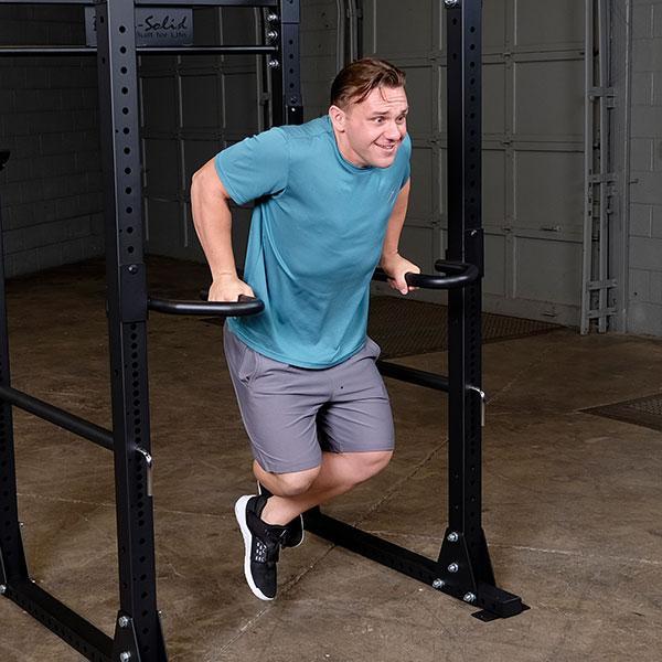 Body-Solid Power Rack Dip Handles