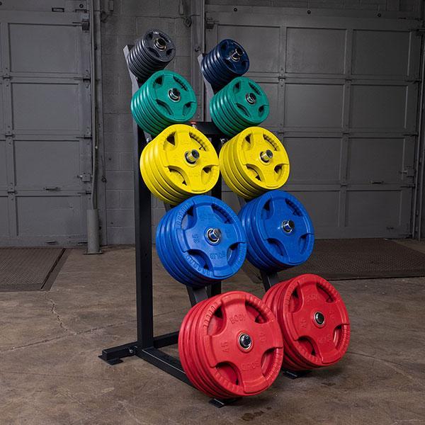 Body-Solid GWT76 High Capacity Olympic Plate Rack