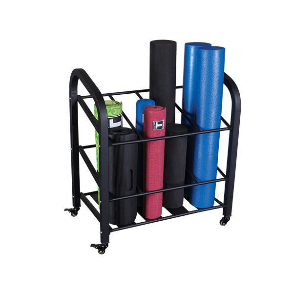 Body-Solid Foam Roller & Yoga Mat Rack