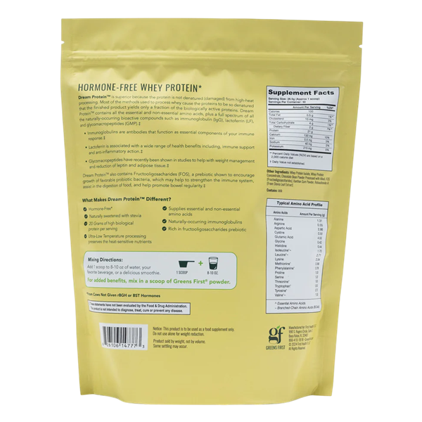 Greens First Dream Protein -  Chocolate 25 oz.