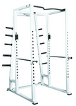 STS Power Rack With Weight Storage, Silver