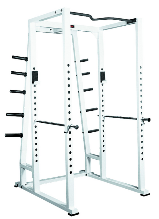 STS Power Rack With Weight Storage, Silver
