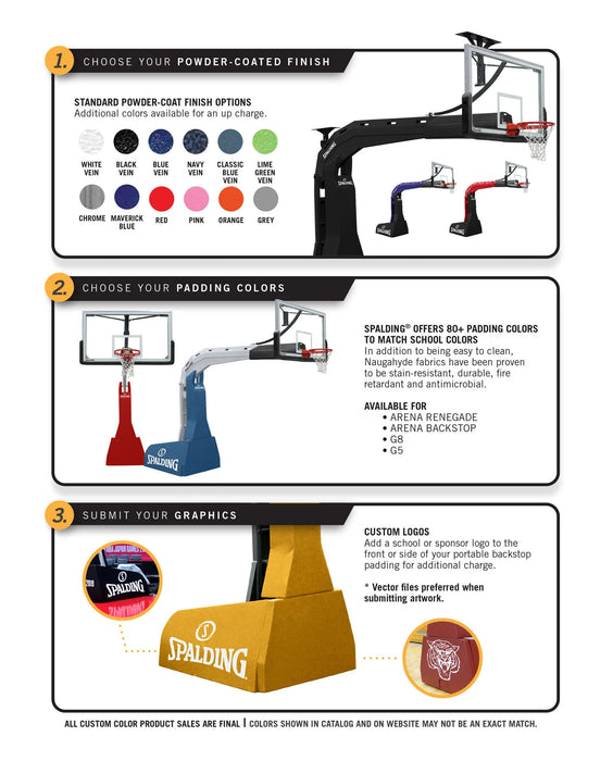 ARENA RENEGADE™ BACKSTOP-SPRING ASSIST BASKETBALL HOOP
