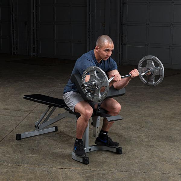 Body-Solid Preacher Curl Attachment