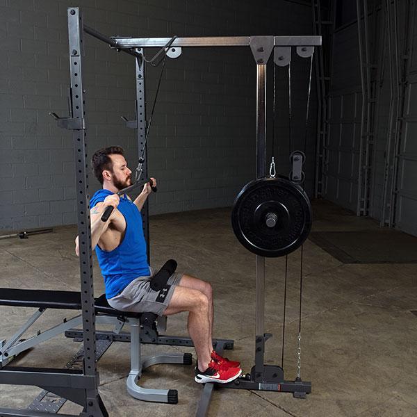 Powerline Half Rack Lat Attachment — FROGSHOP