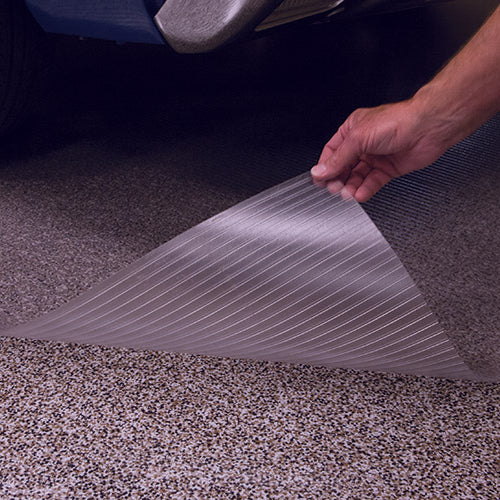 Ribbed 55 Mil Garage Floor Covering