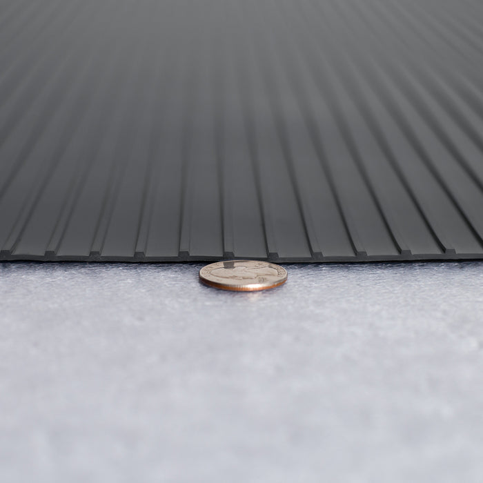 Ribbed 55 Mil Garage Floor Covering