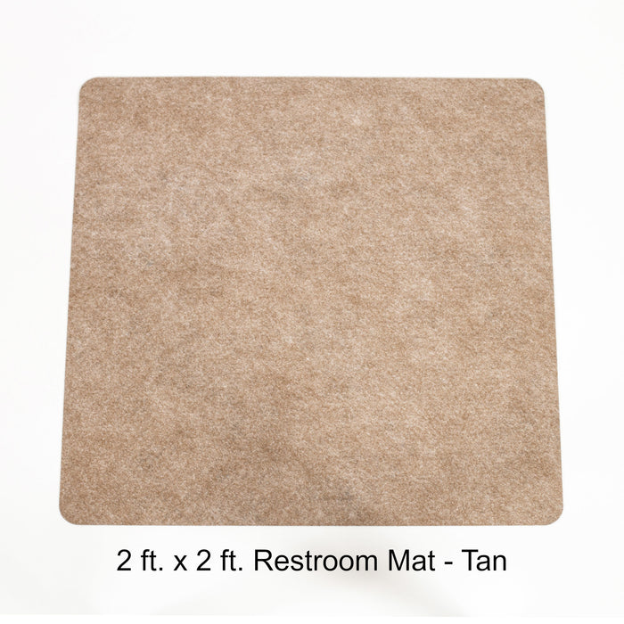 Drip & Dry Universal Restroom Mat 2' x 2'