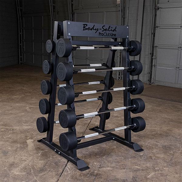 Pro ClubLine Fixed Weight Barbell Rack by Body-Solid