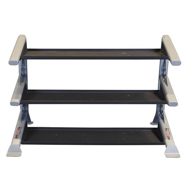 Pro ClubLine Modular Storage Rack with 3 Kettlebell Tiers
