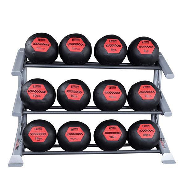 Pro ClubLine Modular Storage Rack with 3 Medicine Ball Tiers