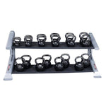 Pro ClubLine Modular Storage Rack with 2 Kettlebell Tiers