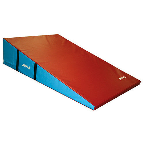Non-Folding Inclines - Standard Foam Non-Folding  24" x 48" x 14" (61 x 122 x 36cm) Orange/Purple