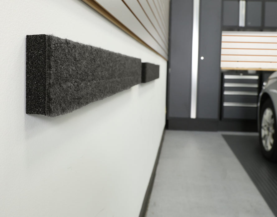 G-Floor Wall Bumper 1.375" Thick - 36" x 4" with adhesive - 2 pack