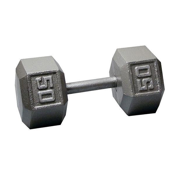 BodySolid Cast Iron Hex Dumbbell