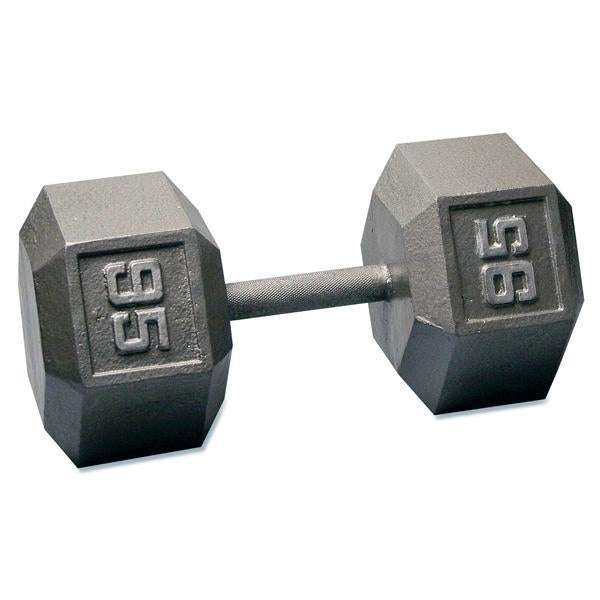 BodySolid Cast Iron Hex Dumbbell