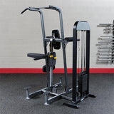 Body-Solid Weight Assist Vertical Knee Raise Machine 210 lb. Stack
