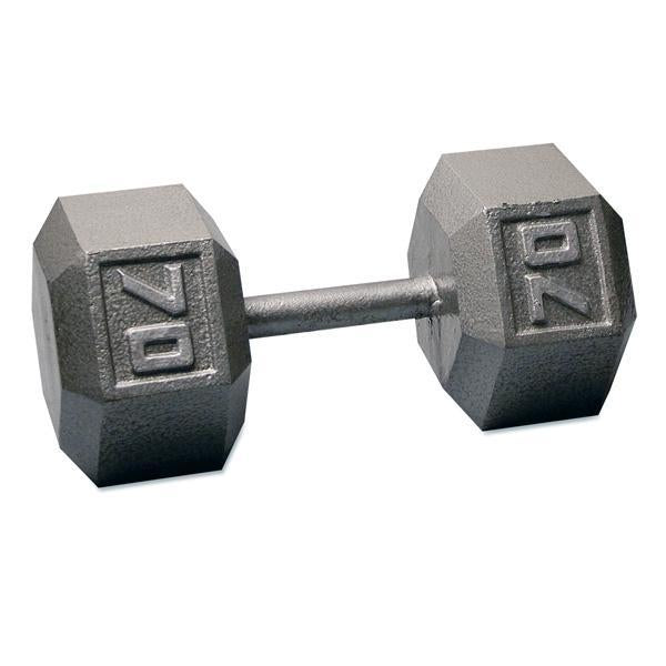 BodySolid Cast Iron Hex Dumbbell