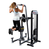 Body-Solid Weight Assist Vertical Knee Raise Machine 210 lb. Stack