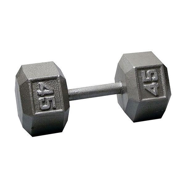 BodySolid Cast Iron Hex Dumbbell