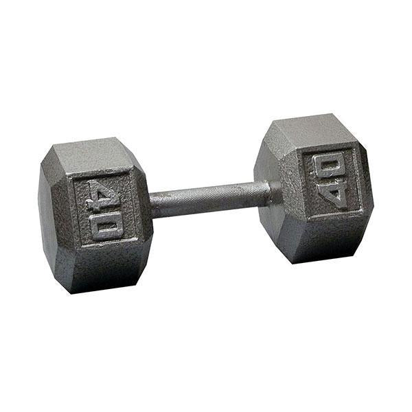 BodySolid Cast Iron Hex Dumbbell