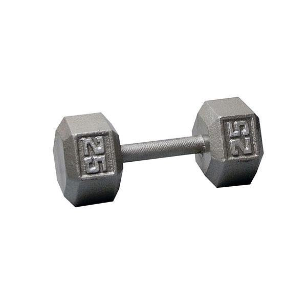 BodySolid Cast Iron Hex Dumbbell