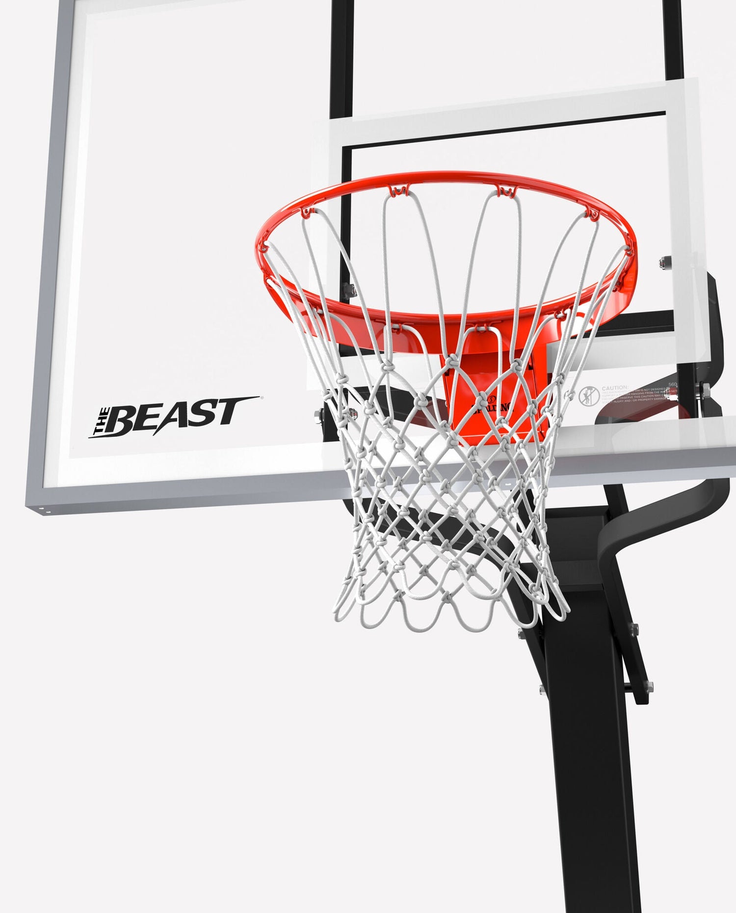 THE BEAST® PORTABLE BASKETBALL HOOP, 60” (Glass)