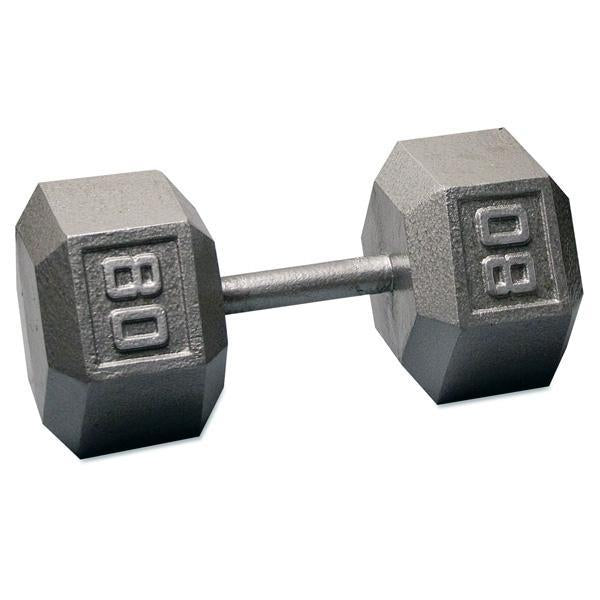 BodySolid Cast Iron Hex Dumbbell