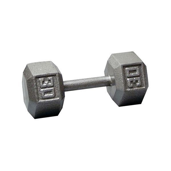 BodySolid Cast Iron Hex Dumbbell